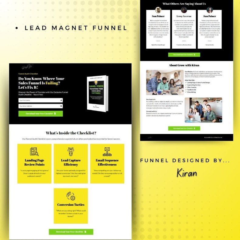 Lead Magnet Funnel, funnel design by NexGen Funnels