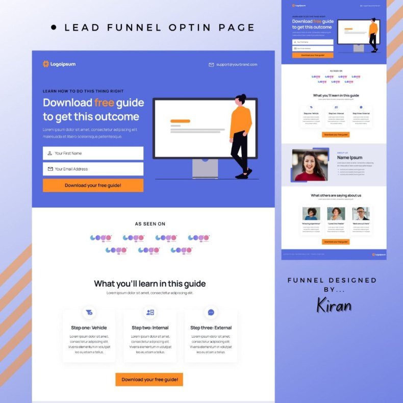 Lead Funnel Opt-in, funnel design by NexGen Funnels